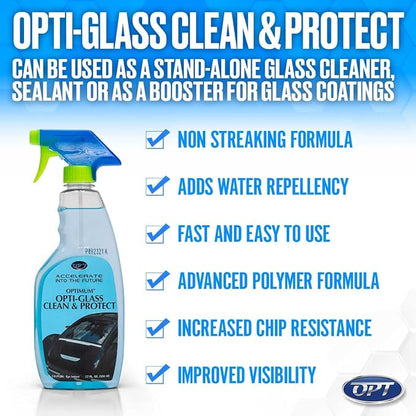 Optimum (3873) Opti-Glass Clean & Protect - 17 oz.