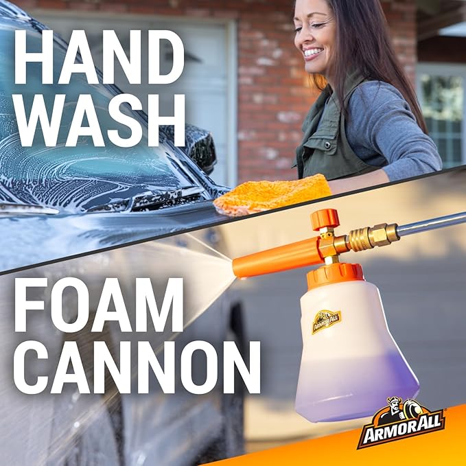 Armor All Ceramic Foaming Car Wash Soap with Extreme Shield, 1 Gallon, 128 Fl Oz (Pack of 1)