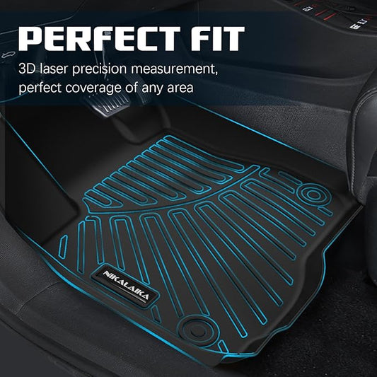 Floor Mats & Cargo Liner for 2018 2019 2020 2021 2022 2023 2024 Toyota Camry (FWD Only, Not for Hybrid) All Weather Protection TPE Rubber Full Set Floor Liners & Trunk Mat 2024 Camry Accessories