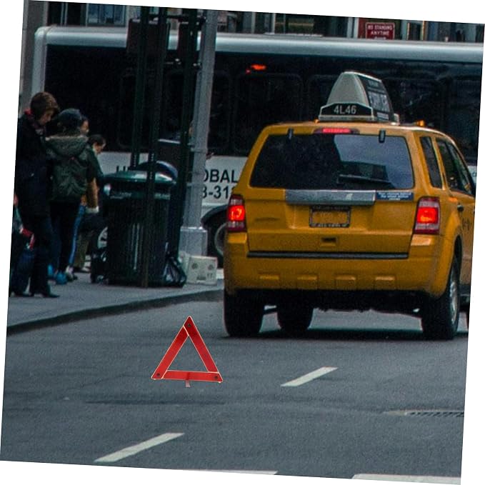 SOLUSTRE Truck Accessories Foldable Safety Triangle Road Reflectors Vehicle Safety Kit