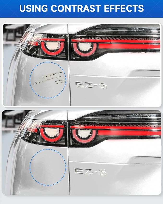34K/41K Crystal White Pearl Tricoat Touch Up Paint Compatible with Mazda Exact Match Touch Up Paint Car Scratch Repair