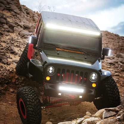 Nilight - 18019C-A LED Light Bar 52Inch 783W Triple Row 49500LM Flood Spot Combo Beam Led Bar Driving Lights Boat Lights Super Bright Led Off Road Lights for Trucks,2 Years Warranty