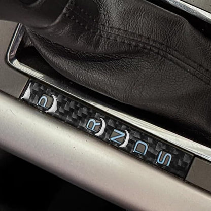 Premium Carbon Fiber Compatible with Ford Edge 2011-2014 2012 2013 SEL/Limited/SE/Sport Accessories Car Gear Shift Control Anti-Scratch Panel Cover Interior Trim Sticker Decal Black 1PC