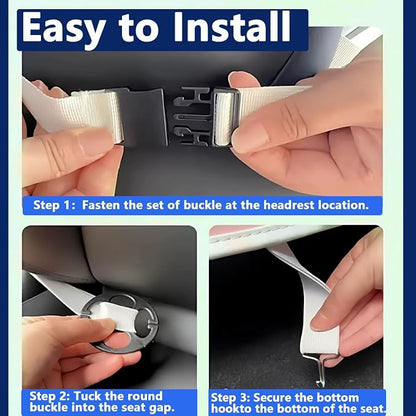 Car Backseat Organizer with Tray – Back of Car Seat Organizer & Storage Caddy, Sturdy Back Seat Organizer with Touch Screen for Tablet, Snacks, Drinks, Tissues... | Waterproof, Universal Fit | 1 Pack