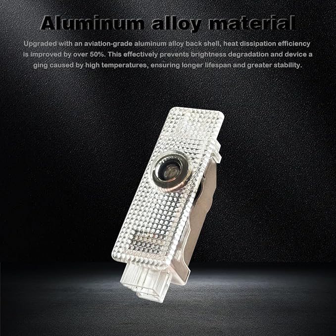 2026 New Lzmytsdklo 2 Pcs 4K HD Never Fade Laser Projection Lights Featuring Glass Lenses, Puddle Lights, Compatible with 1/2/3/4/5/6/7/X1/X2/X3/X4/X5/X6/X7/M/Z/GT