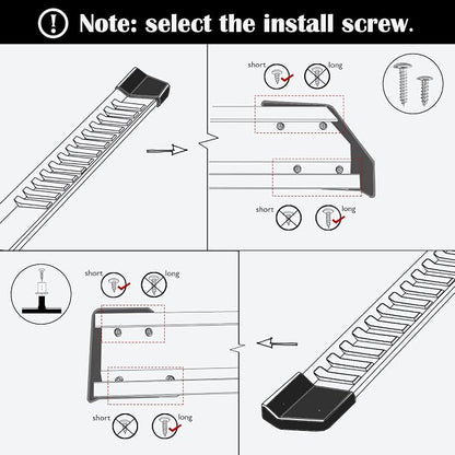 COMNOVA Pair Running Board Nerf Bar Compatible with 15-26 Ford F150 Superduty Crew Cab（4 Full Size Doors） Rocker Slider Side Steps,Width 6 Inches V Style.with OE Style Brackets