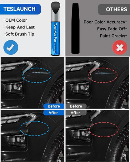 UH Tuxedo Black Touch Up Paint Compatible with Ford Exact Match Touch Up Paint Car Scratch Repair