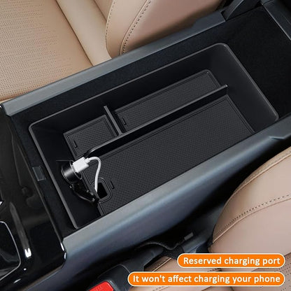TOPINSTALL 2026 Center Console Tray Compatible with 2025 2026 Toyota Camry (XSE/XLE/SE/LE) Armrest Storage Box Console Organizer for 9th Gen Camry Interior Accessories