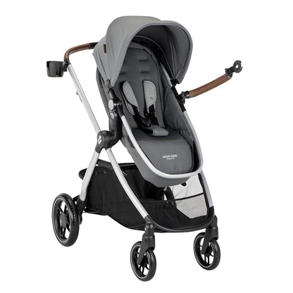 Maxi-Cosi Siena CP Modular Travel System, Car Seat and Stroller Combo, Stone Glow