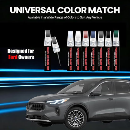 Carbonized Gray Metallic(N7) Car Touch Up Paint for Ford 2-in-1 Car Scratch Repair Pen with Fine Tip&Brush, DIY Color-Code Matched Auto Paint for Rock Chips Door Scratches Paint Nicks Bumper Marks