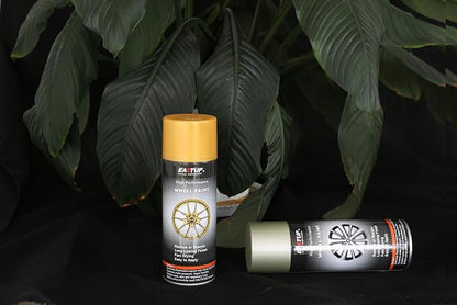 EASTUP Premium Metallic Acrylic Enamel Wheel Paint Light-Orange-Gold Color, Brilliant Finish, High Durability, Fade-resistant, Quick Drying Rim Coating