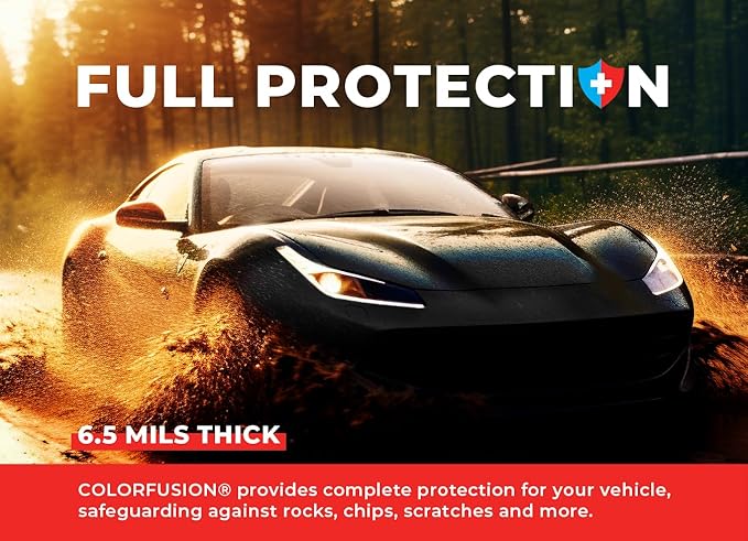 ColorFusion PPF by VViViD, Gloss Cosmic Blue Dry Apply PPF Vinyl Car Wrap Roll 60ft x 5ft