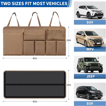 Car Trunk Organizer Backseat Hanging Organizer with Storage Pockets for Subaru Crosstrek, Forester, Outback, Ascent 2000-2024 2025 Car Accessories