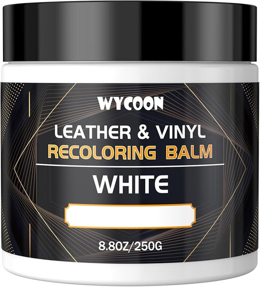 Leather Recoloring Balm & Color Restorer, Leather Dye, Paint & Repair Kit for Furniture, Couches, Car Seats, Shoes