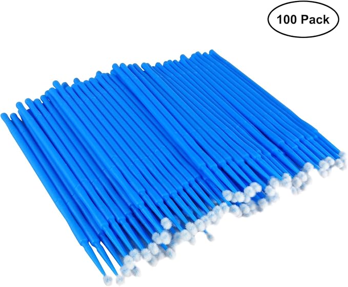 ATLIN Touch Up Paint Brushes, 100 Pack of 2.5mm Disposable Micro Applicators for Automotive Paint Chip Repair