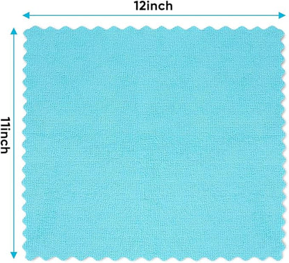 Orighty Microfiber Cleaning Cloth, 100 Pack Microfiber Towels for Cars, Multi-Purpose Shop Towels Cleaning Rags Bulk for Car, Home, Kitchen, 12 x 11 inch