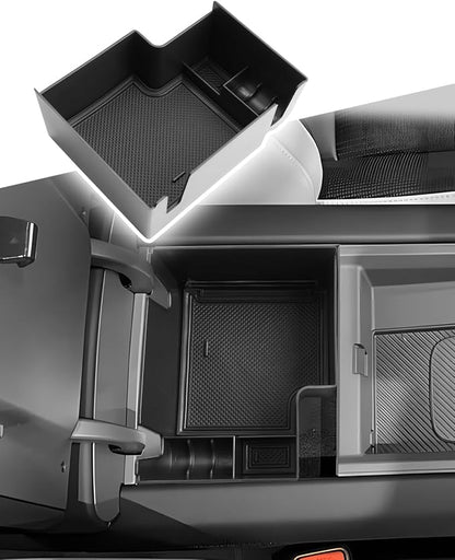 CDEFG for Kia EV9 2024 2025 2026 Center Console Organizer Tray for Kia EV9 Accessories Armrest Storage Box Insert Tray for EV9 Light, Light Long Range, Wind, Land, GT-Line Arm Rest Middle Organizer