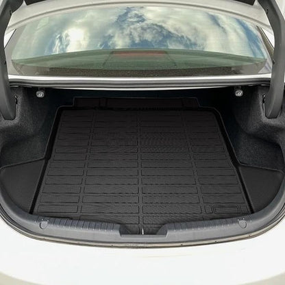 Floor Mats for Chevy Malibu 2016-2025, Custom Fit Chevrolet Malibu LS, RS, LT, Premier, 2023 Malibu Floor Mats, TPE Duty Anti-Slip 1st & 2nd Row & Cargo Liner,Cargo NOT for Hybrid 2017-2024 or Limited
