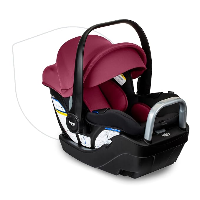 Britax Willow S Infant Car Seat with Alpine Base, ClickTight Technology & Brook+ Modular Baby Stroller, Ultra-Lightweight Infant and Toddler Stroller with SafeWash Insert