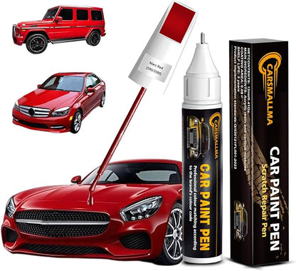 Car Touch Up Paint(590/3590 Mars Red) for Mercedes-Benz, Color Accurate Car Scratch Repair Remover Pen,Auto Paint Quick and Easy to fix vehicle Chips and Nicks Scuff