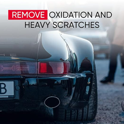 ABRO Rubbing Compound 10 oz — Car Scratch Remover & Buffing Compound for Oxidized Paint, Scuffs, Swirl Marks, Dull Finish, Auto Paint Correction & Detailing