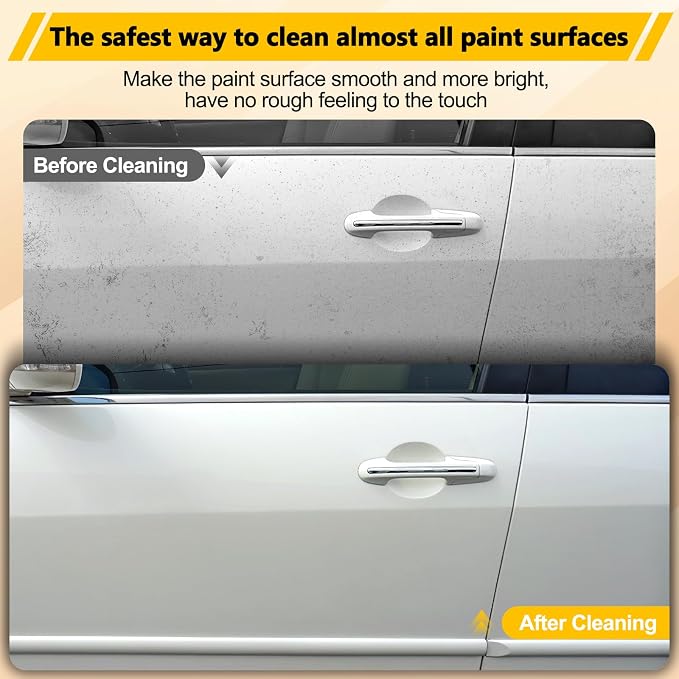 Fitosy Car Clay Bar 4 Pack 400g, Premium Grade No Scratch Magic Clays Bars Detailing Cleaner Kit Glass Deatil Cleaning with Washing and Adsorption Capacity for Auto SUV,RV,Truck