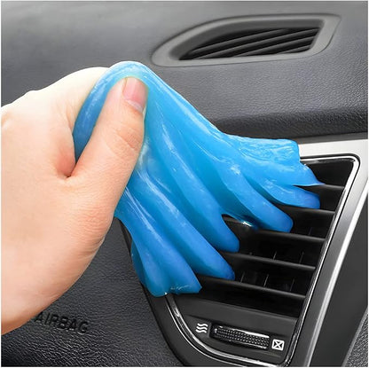 Moly Magnolia Cleaning Gel for Car, Universal Detailing Putty Gel Detail Tools Car Interior Cleaner, Removal Putty Keyboard Cleaner for Car Vents, PC, Laptops, Cameras (Blue)