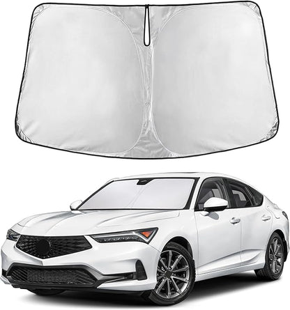 EcoNour Windshield Sunshade Compatible for Acura Integra 2023 2024 2025, Sun Visor for Front Windshield & Window Sun Shade Cover, UV Heat Blocker & Protector, Car Accessories