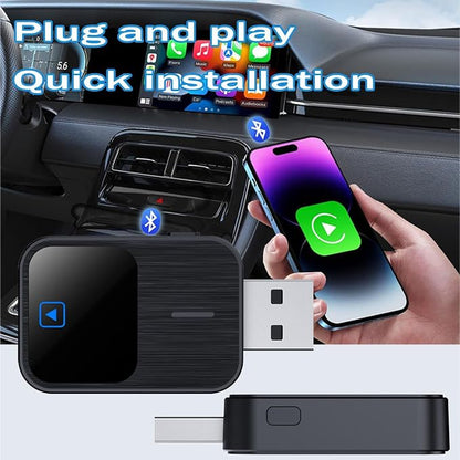 Wireless Android Auto Adapter for Nissan Rogue Sport 2019-2022,Fast Auto Connect Android Auto Wireless Adapter Plug Play Mini Stable Adapter