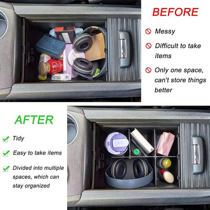 PIMCAR Compatible with Honda Pilot 2016-2022/Honda Ridgeline 2017-2023/Honda Passport 2019-2023 Center Console Organizer Insert Armrest Divider Accessories
