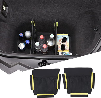 CHEAYAR Front Trunk Organizer Compatible with Corvette C8 Stingray 2020-2023, Organizer Storage with Mesh Pocket and Dividers, Front Trunk C8 Accessories