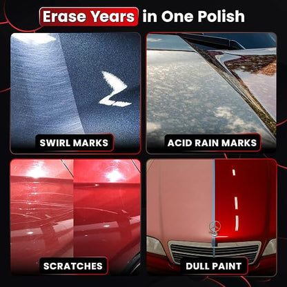 Clarity Compound - Scratch & Swirl Remover for Cars with ClarityFusion Technology - One Step Scratch Remover for Clear Coat & Paint Restoration - Removes Scratches, Swirls & Oxidation - 16 oz