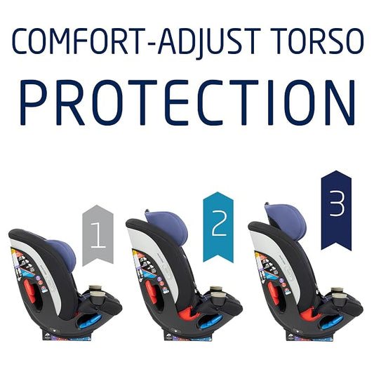 Maxi-Cosi Magellan LiftFit 5-in-1 Convertible Car Seat (5-100 lbs) in Aegean Storm