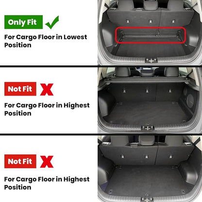 LASFIT Floor Mats & Cargo Mat for Kia Soul 2025 2024 2023 2022 2021 2020 (Fit Cargo Floor in Lower Position), All Weather TPE Car Mats Custom Fit Kia Soul 2020-2025 Floor Liners & Trunk Mat Full Set