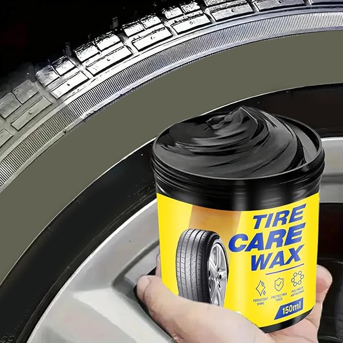 Car Tire Shine - Auto Tyre Polishing, Nourishing Gel, Wet Look Finish, UV Block Formula, Anti Static Layer | for Mechanics Detailers Trucks