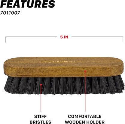 Maxshine Universal Leather & Upholstery Brush – Durable Nylon Bristles for Car Detailing – Ideal for Cleaning Seats, Carpets & Interior Surfaces – Gentle, Effective Detailing Tool