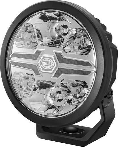 Hella Blade 6-Inch Round LED Off-Road Auxiliary Light Kit – 8,500 Lumens, 2 Lights & Covers for Cars, Trucks, SUVs & ATVs (358228801) | 2-Pack