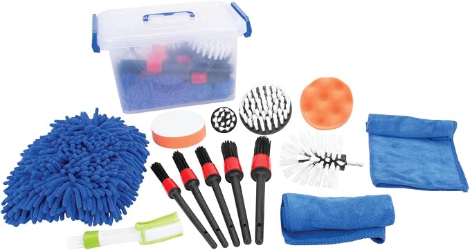 Performance Tool W4992 Ultimate Car Wash Kit (16 Pieces) - The Complete Solution for a Sparkling Clean Car