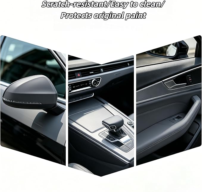 Matte Clear 7.5mil TPU Paint Protection Film for Cars & Motorcycles, Heat self-Healing, self-Adhesive Bubble-Free roll, Suitable for DIY Decoration (1ft x 5ft)