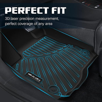 Floor Mat & Cargo Liners for 2012-2017 Toyota Camry All Weather Protection TPE Rubber Full Set Floor Liners & Trunk Mat 2017 Camry Accessories