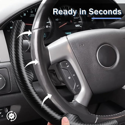 Steering Wheel Cover for Chevy Silverado 1500 GMC Sierra 1500 2007-2013/2500 3500 Chevrolet Tahoe Suburban Yukon (Yukon XL) 2007-2014/ Traverse 2009-2017/ GMC Sierra 2500HD 3500HD 2008-2014