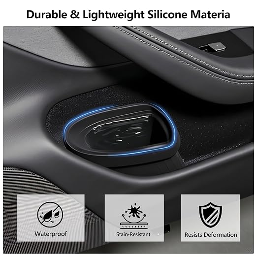 for Tesla Car Trash Can Bin Model Y Model 3 2017-2026 Accessories Mini Garbage Can Trash Bin Model Y Juniper Door Side Trash Can Model 3 Highland Multifunctional Organizers Storage