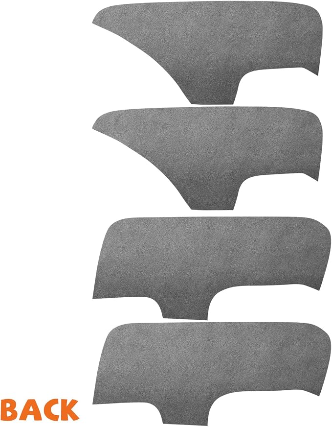 RUIANTE 4pcs Door Panel Cover Trim Replacement Compatible for Elantra 2007-2010 Car Interior Accessories (Black)