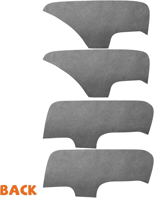 RUIANTE 4pcs Door Panel Cover Trim Replacement Compatible for Elantra 2007-2010 Car Interior Accessories (Black)