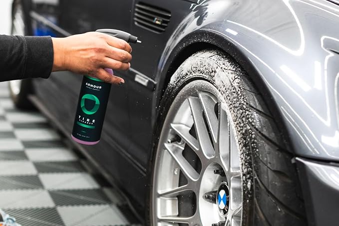 Armour Detail Supply - Tire Cleaner -Heavy-Duty Foaming Degreaser for Tires, Rubber, and Plastic Surfaces - 16oz