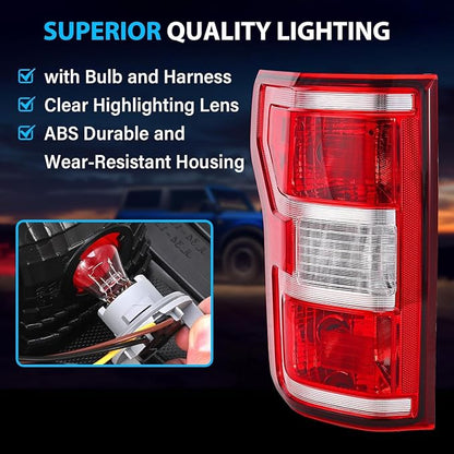 Termitor Upgraded 9008/H13 Light Bulbs,100,000LM 15X Brightness,6500K Cool White, Off-Road Use Only, 85K+ Hours Service Life, True 1:1 OEM Size, IP68, Plug N Play, Tail Light Assemblies, Pack of 2