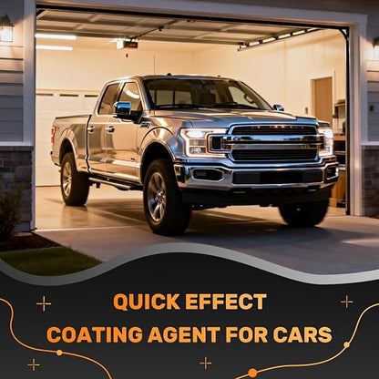 Quick Effect 3-in-1 Ceramic Coating Spray - Quick Coating Agent for Cars & High Shine Polish - Coating Spray with Hydrophobic Top Coat & UV Protection - Waterless Car Wash & Polish, 250ml