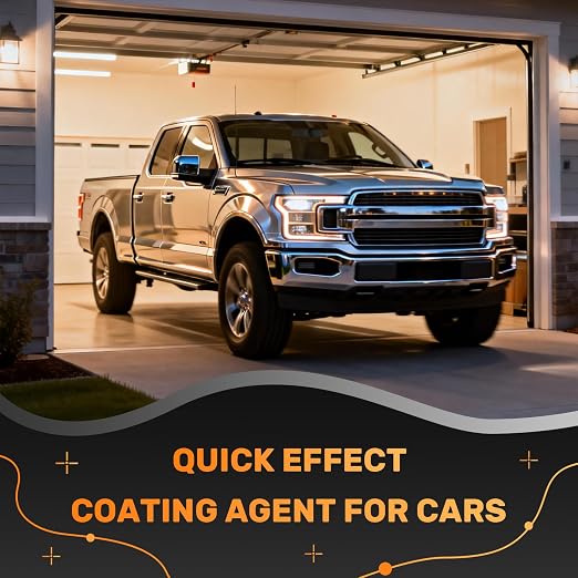 Quick Effect 3-in-1 Ceramic Coating Spray - Quick Coating Agent for Cars & High Shine Polish - Coating Spray with Hydrophobic Top Coat & UV Protection - Waterless Car Wash & Polish, 250ml