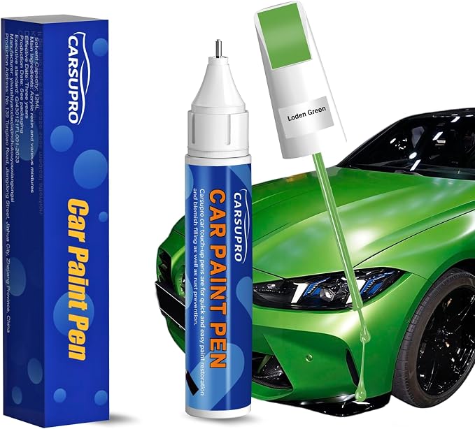 Green Touch Up Paint for Cars,Car Paint Touch Up Pen for Deep Scratches,Car Scratch Repair Pen Auto Scratch Remover for Easy to Use and Fix(Loden Green)