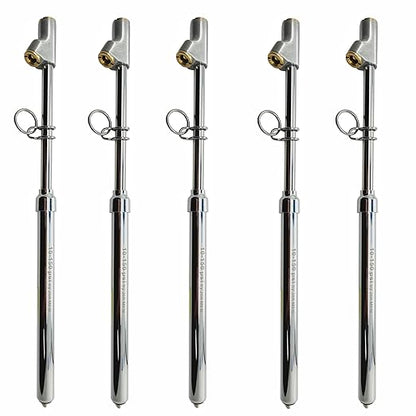 150 Psi Professional Semi Truck Tire Pressure Gauge and Dually Truck Air Gauges. for RV Tire Pressure, Cars, and Drivers with Bad Knees. Dual Head Chuck and Heavy Duty Design. 5 Gauges